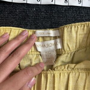 100% Linen wide leg pant